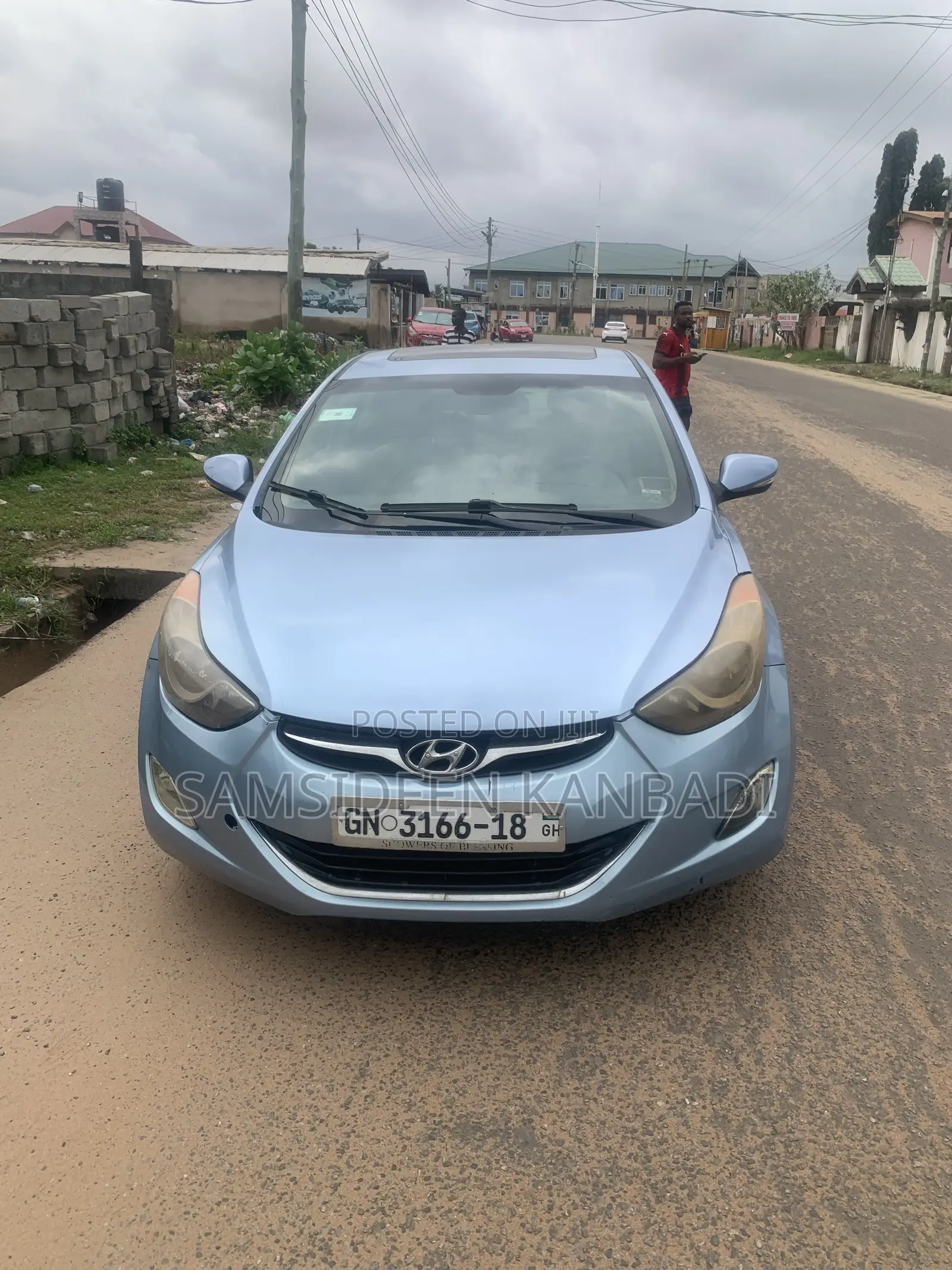 Hyundai Elantra GLS Sedan FWD (1.8L 4cyl 6A) 2013 Blue
