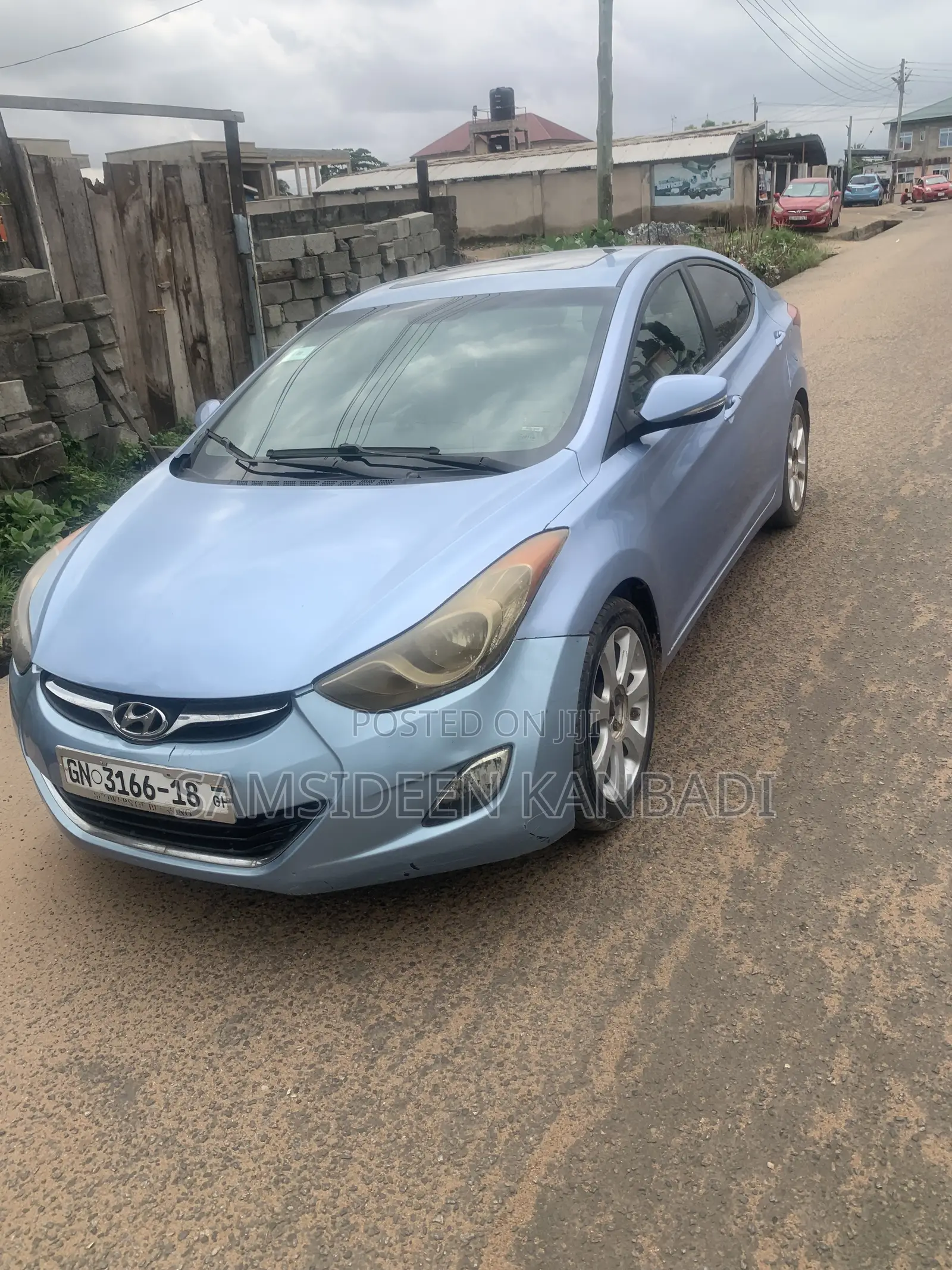 Hyundai Elantra GLS Sedan FWD (1.8L 4cyl 6A) 2013 Blue