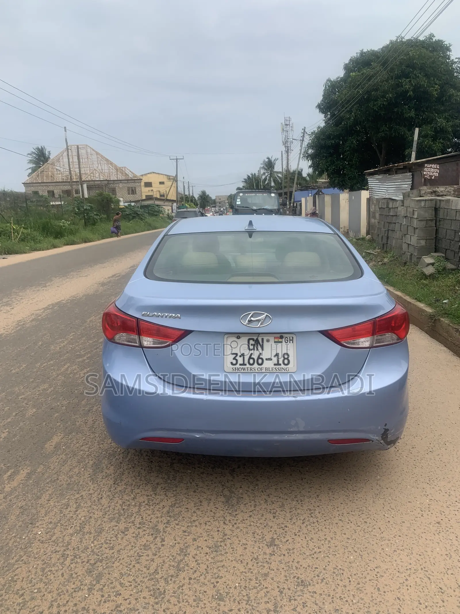 Hyundai Elantra GLS Sedan FWD (1.8L 4cyl 6A) 2013 Blue