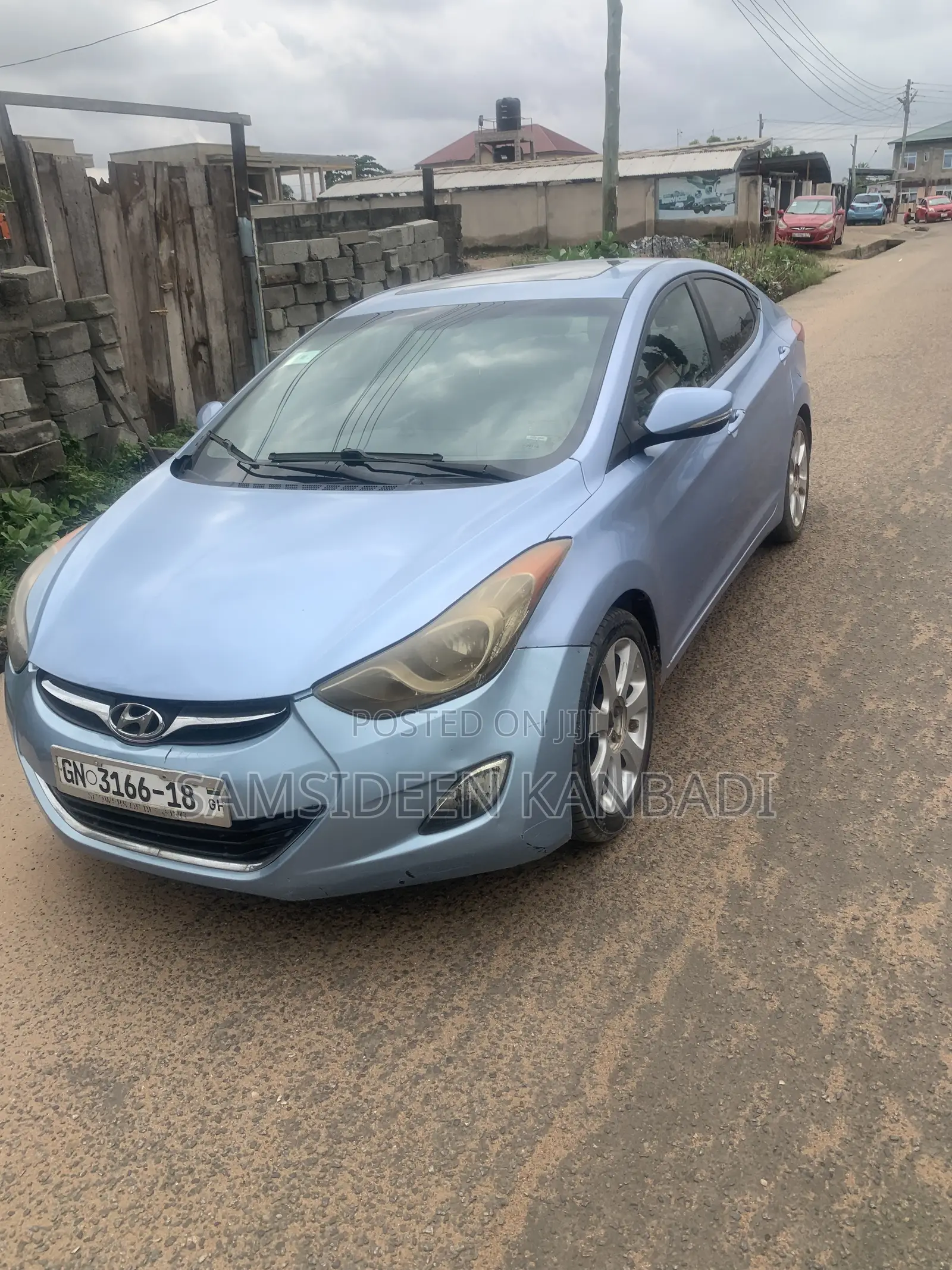 Hyundai Elantra GLS Sedan FWD (1.8L 4cyl 6A) 2013 Blue