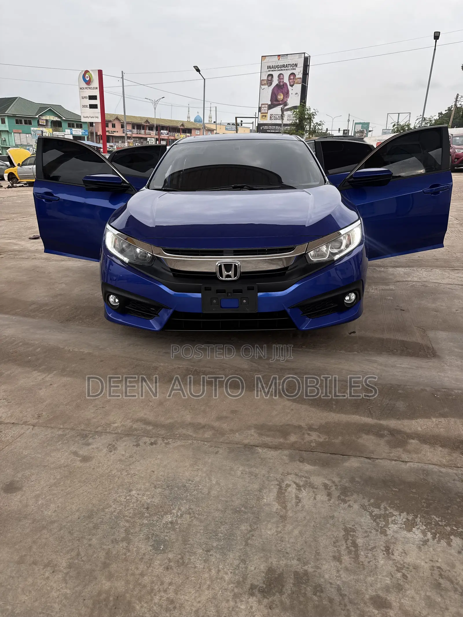 Honda Civic EX-L Sedan 2018 Blue