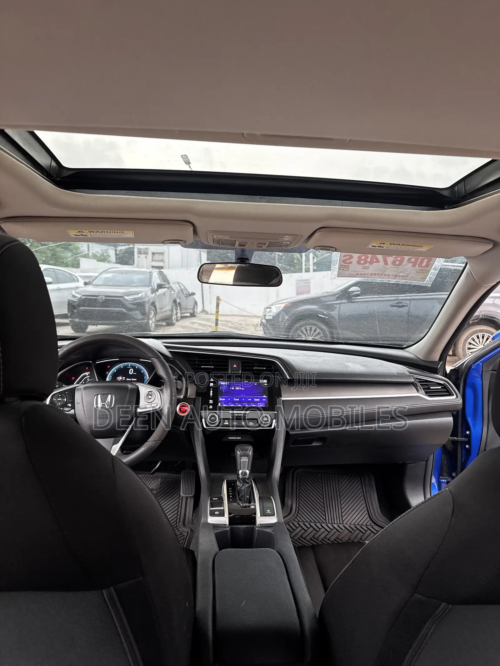 Honda Civic EX-L Sedan 2018 Blue