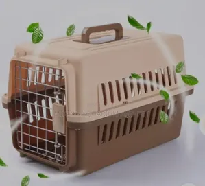 Quality Portable Plastic Dog and Cat Carrier