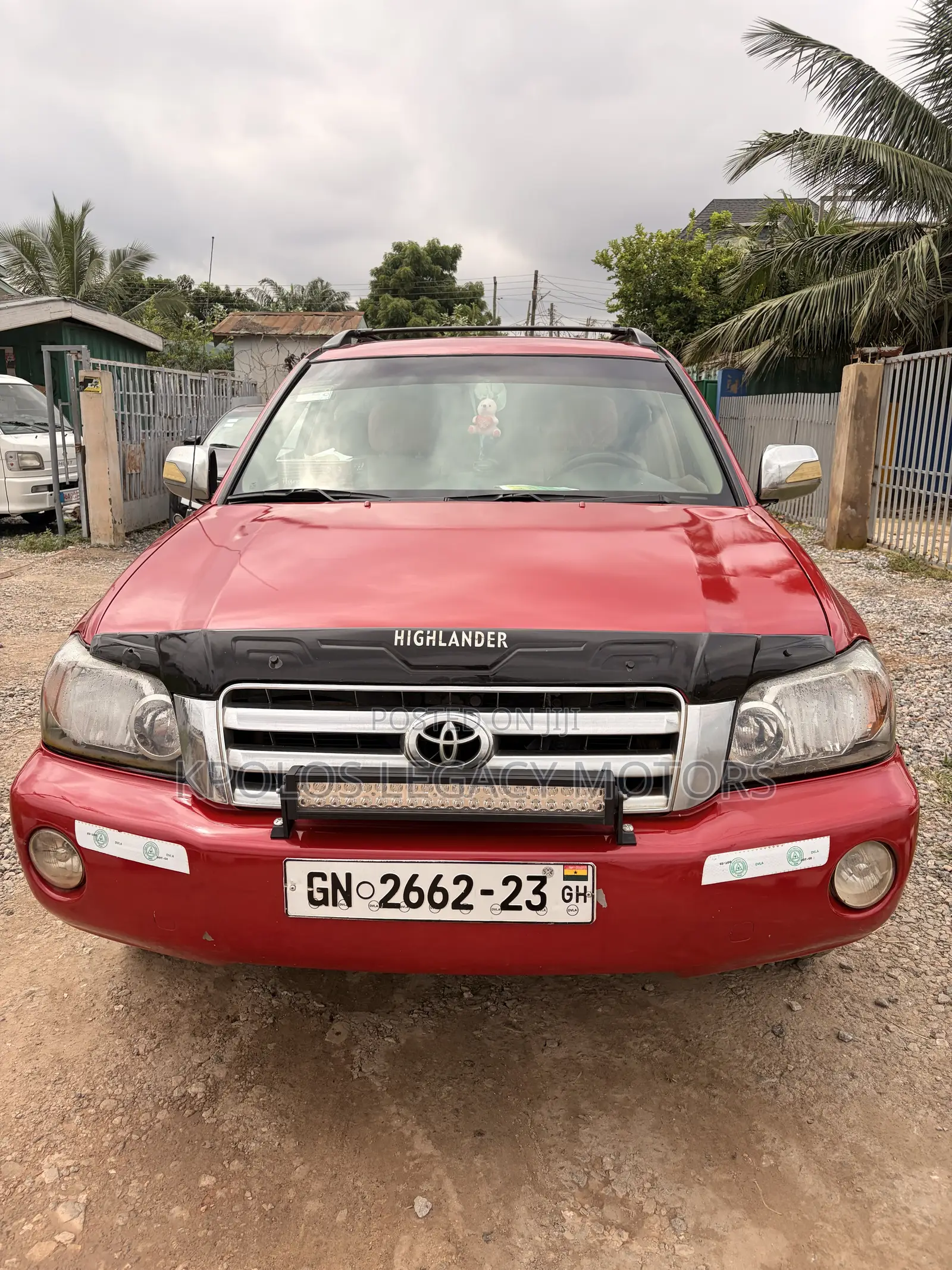 Toyota Highlander 4x4 2007 Red