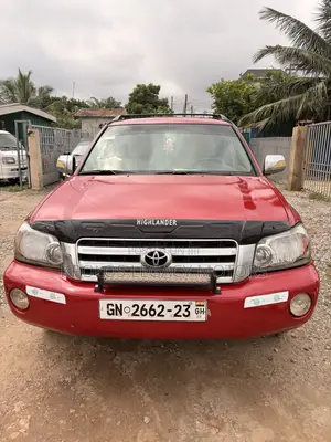 Toyota Highlander 4x4 2007 Red