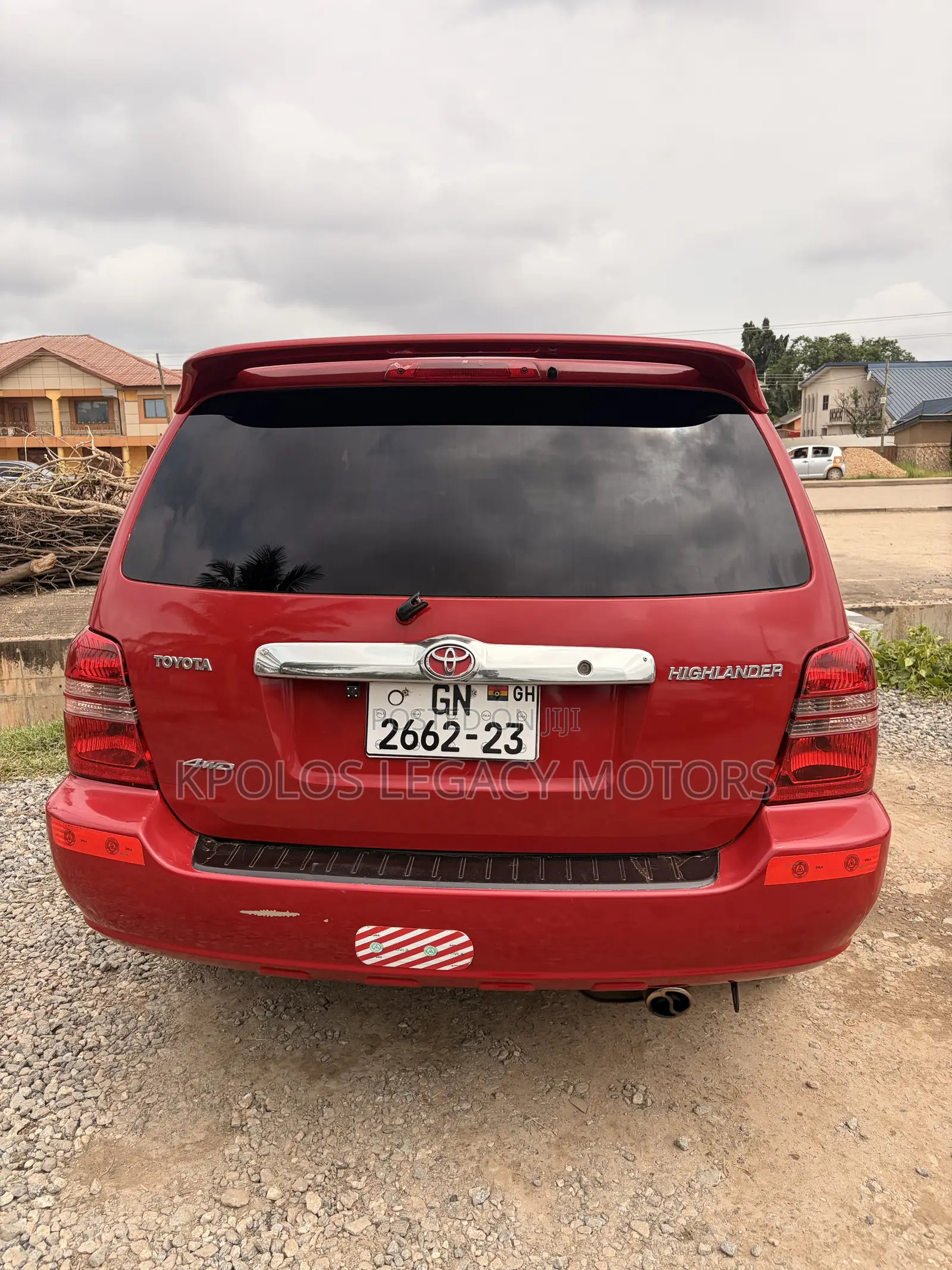 Toyota Highlander 4x4 2007 Red