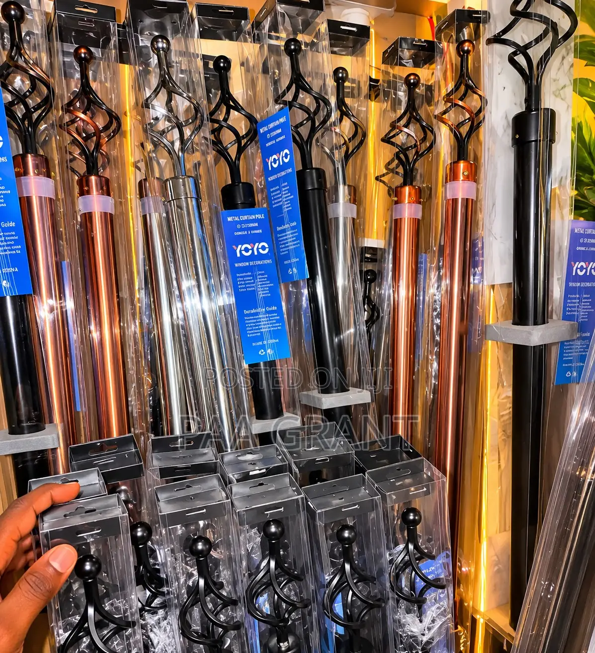 One Installation , Year of Strenght (Extendable Curtains Rods