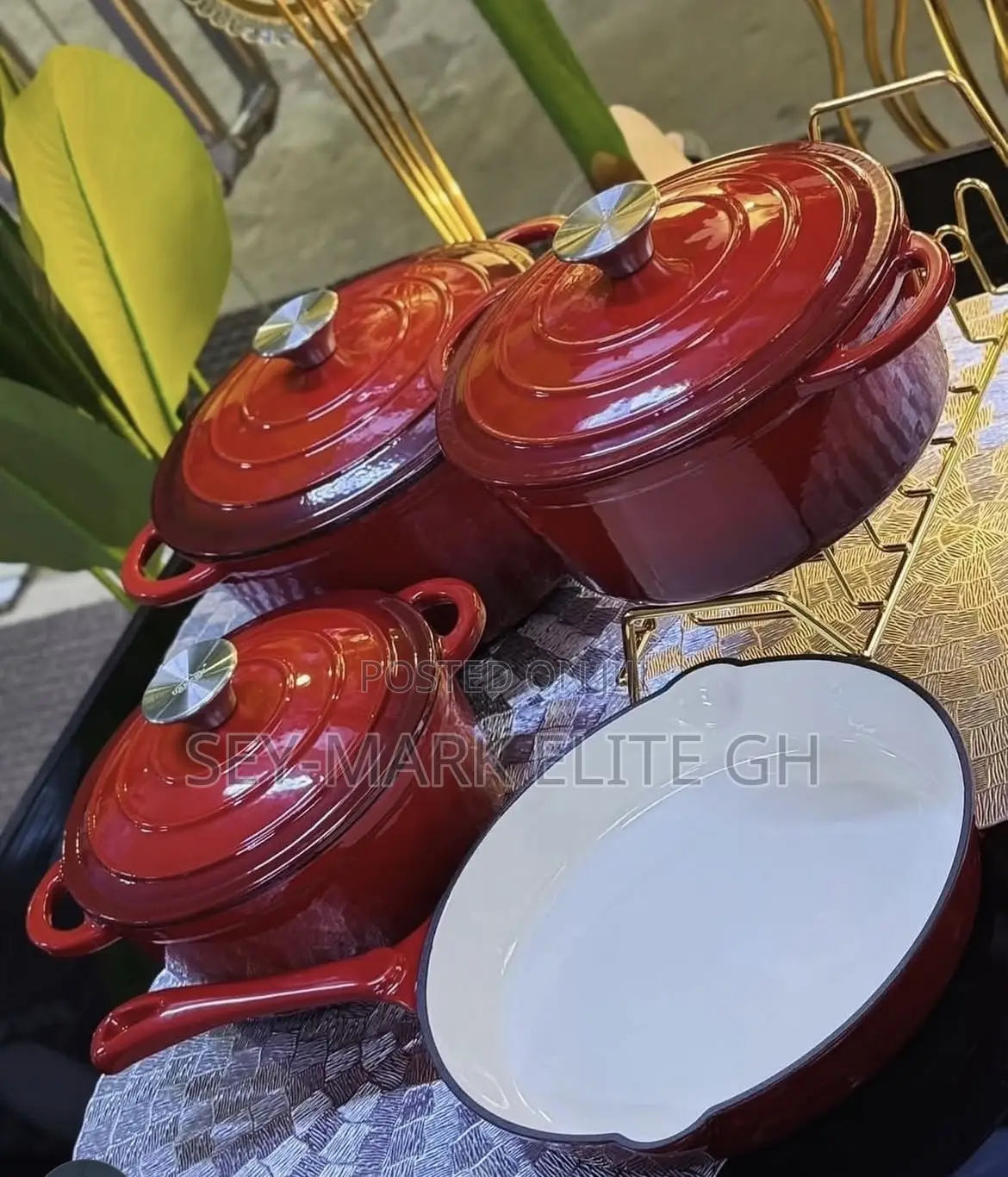 7pcs / 4 Set Cast Iron Cookware