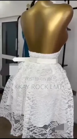 Elegant White Lace Dress