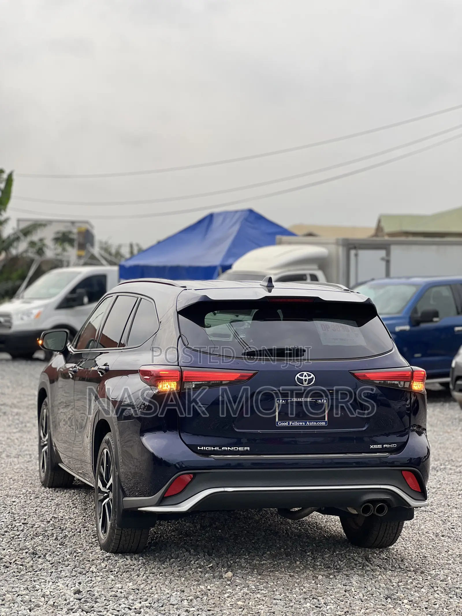 Toyota Highlander XSE 2022 Blue