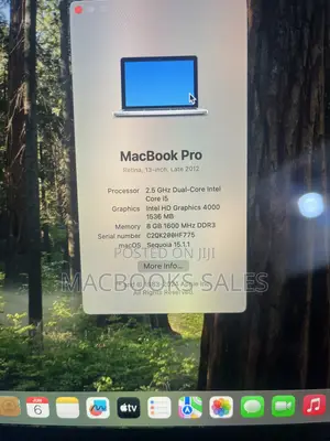 Laptop Apple MacBook Pro 2012 8GB Intel Core i5 SSD 128GB