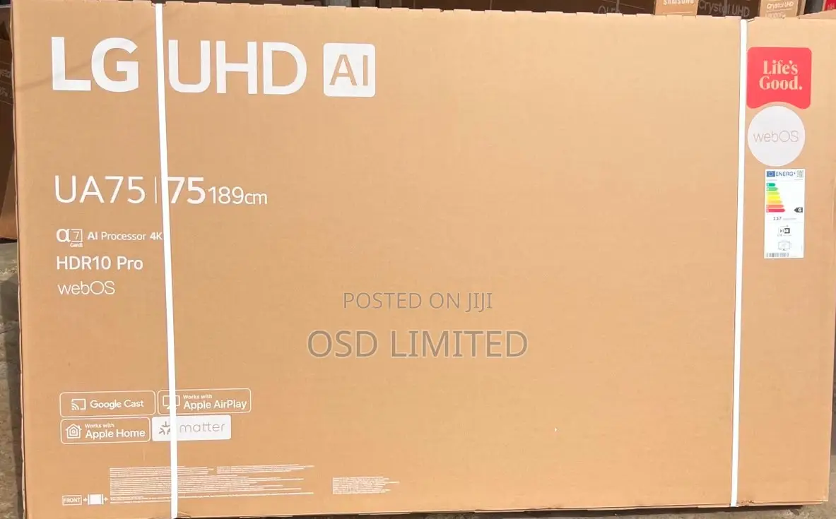 World Cup Promo Lg 75" Tv With Webos 25 Thinq A