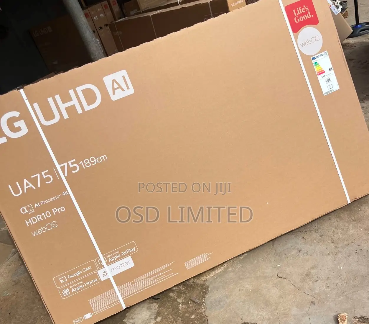World Cup Promo Lg 75" Tv With Webos 25 Thinq A