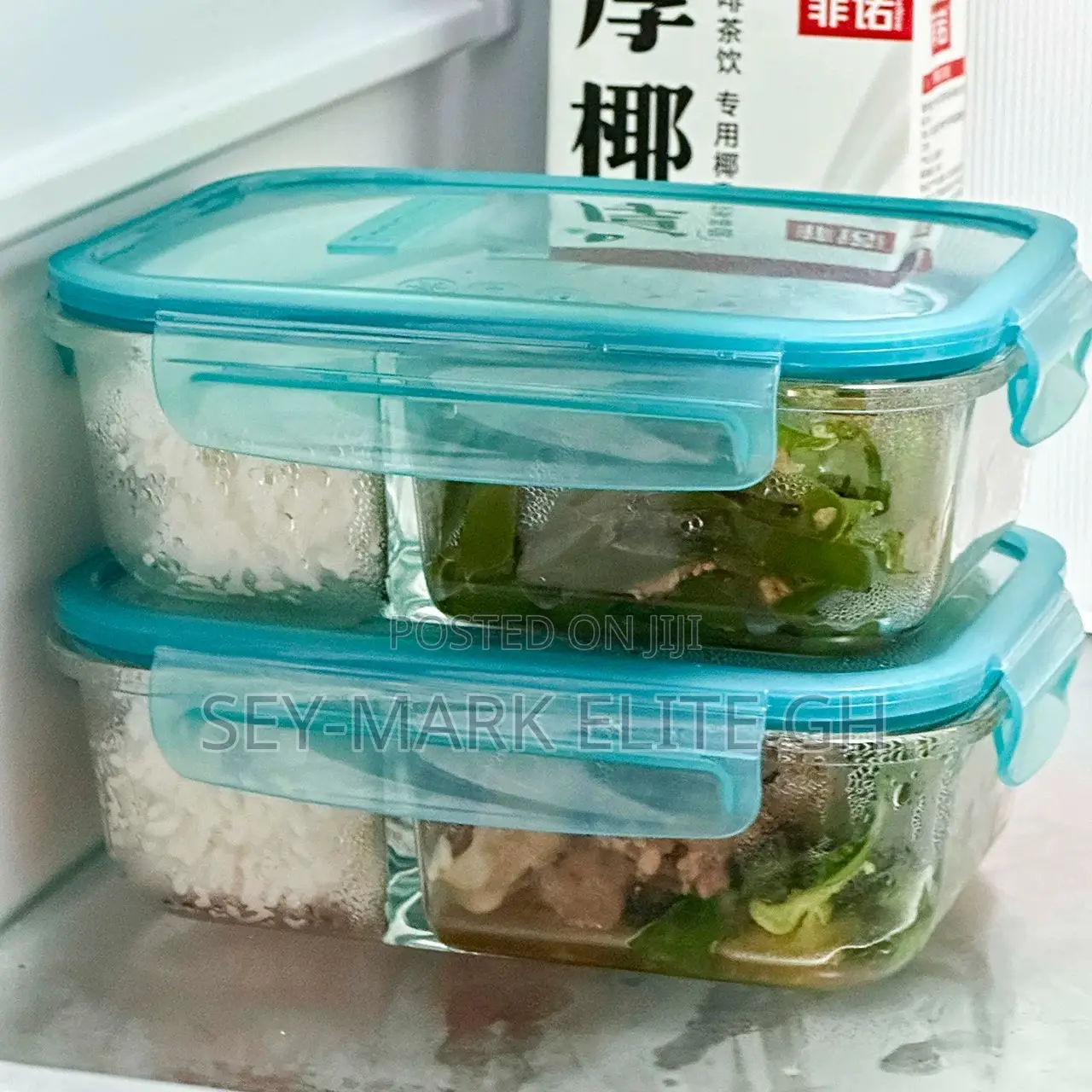 5 Set Borosilicate Glass Meal Prep/ Storage Bowls