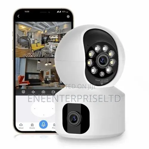 Double Screen Full Hd Security Camera With Alarm