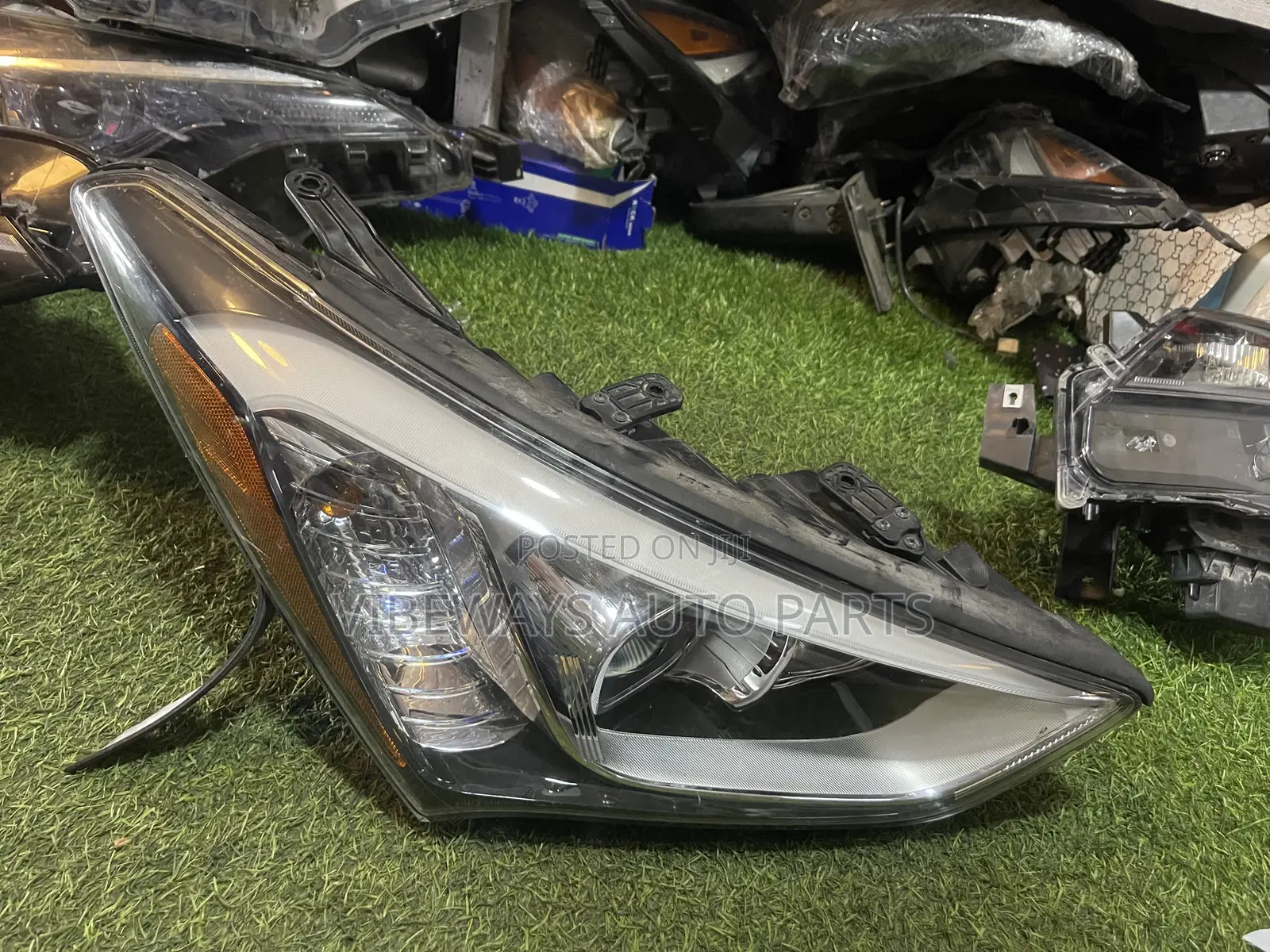 Hyundai Santafe 2013-2015 Headlights Original Led Right
