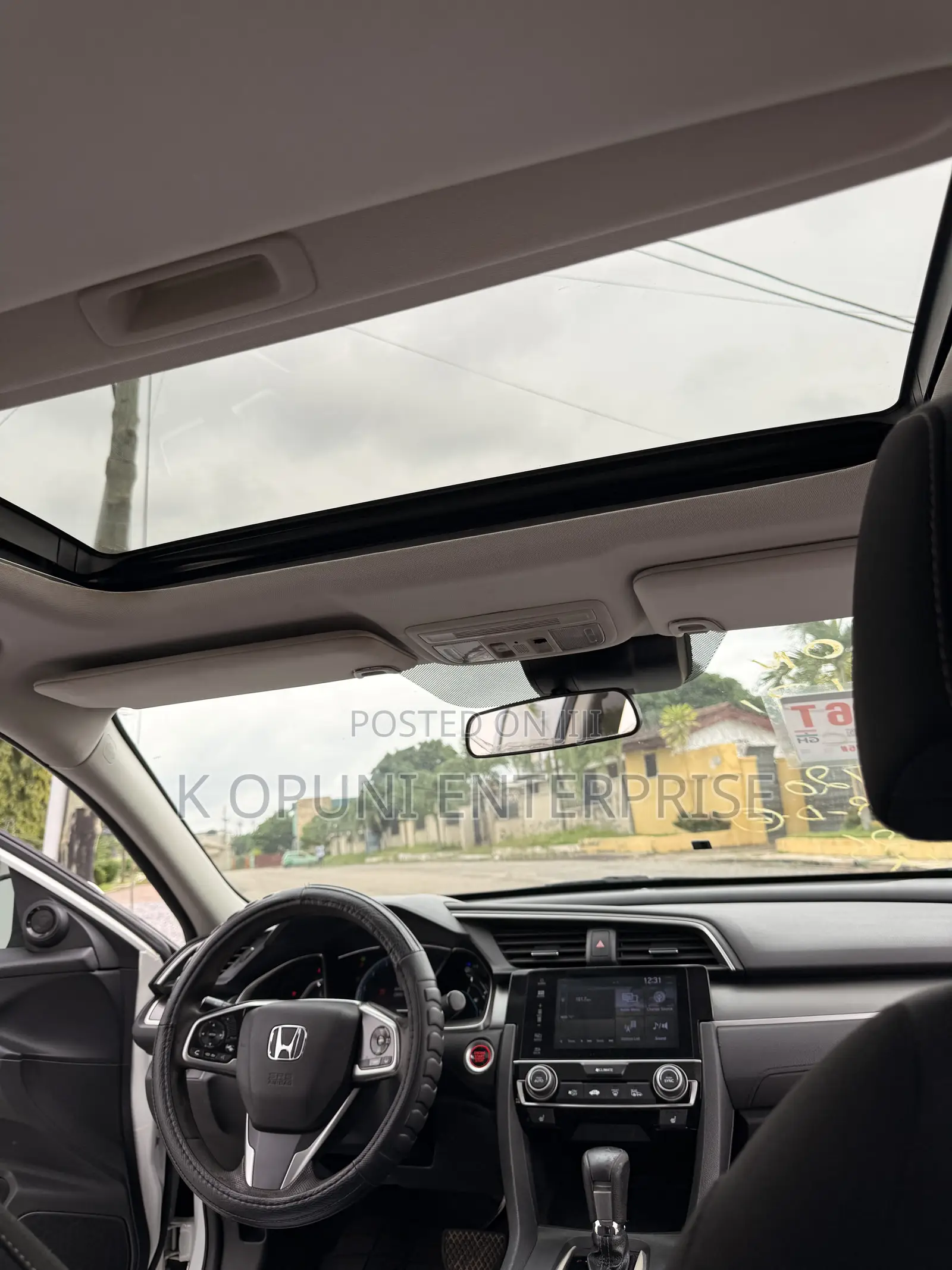 Honda Civic EX 4dr Sedan (2.0L 4cyl) 2017 White