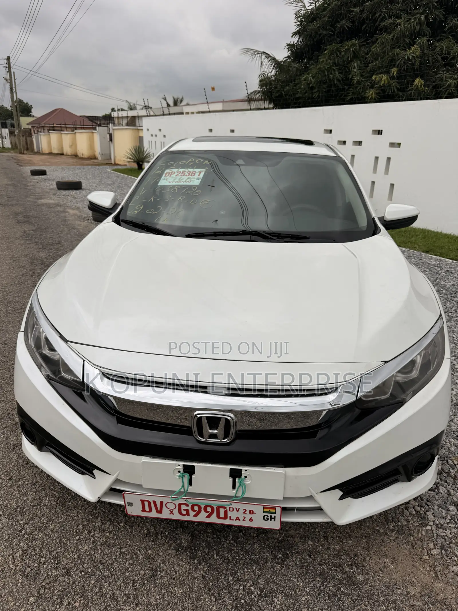 Honda Civic EX 4dr Sedan (2.0L 4cyl) 2017 White