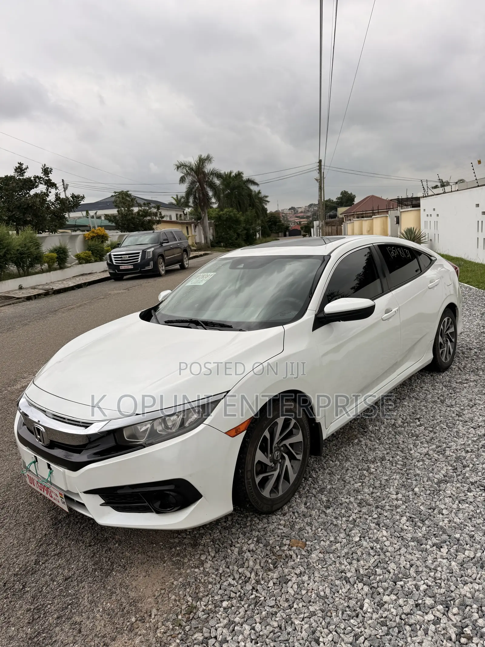 Honda Civic EX 4dr Sedan (2.0L 4cyl) 2017 White