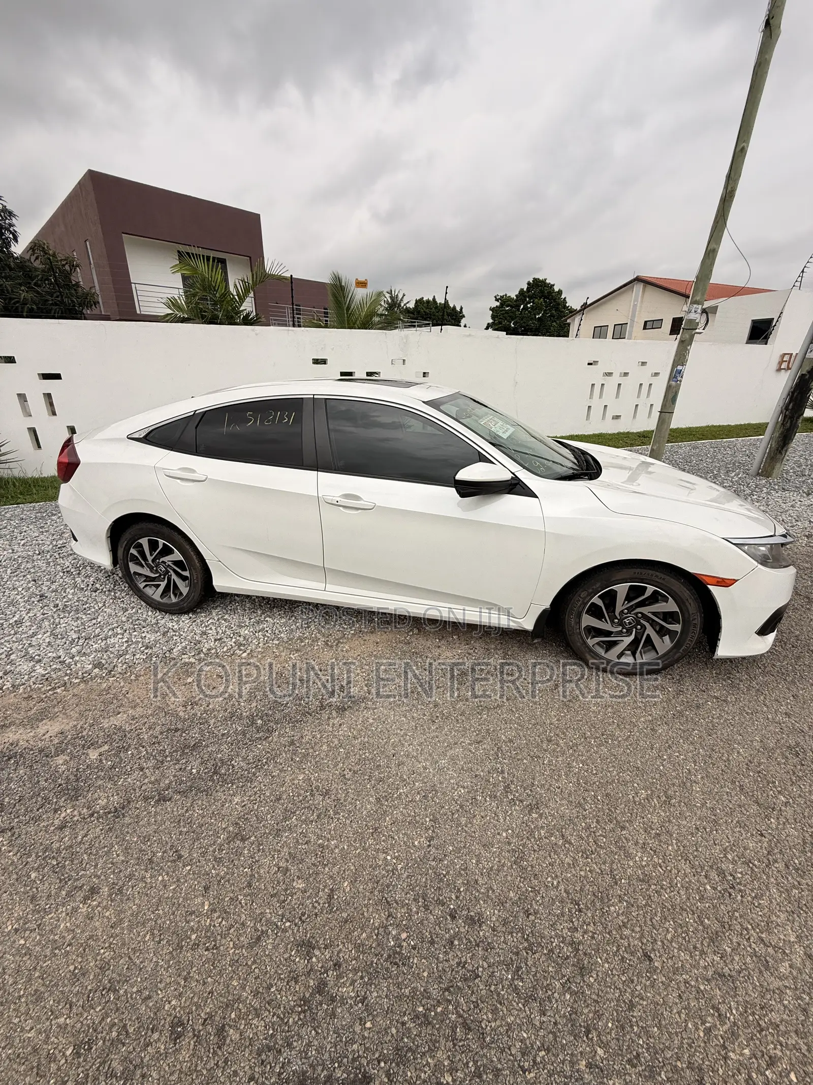Honda Civic EX 4dr Sedan (2.0L 4cyl) 2017 White