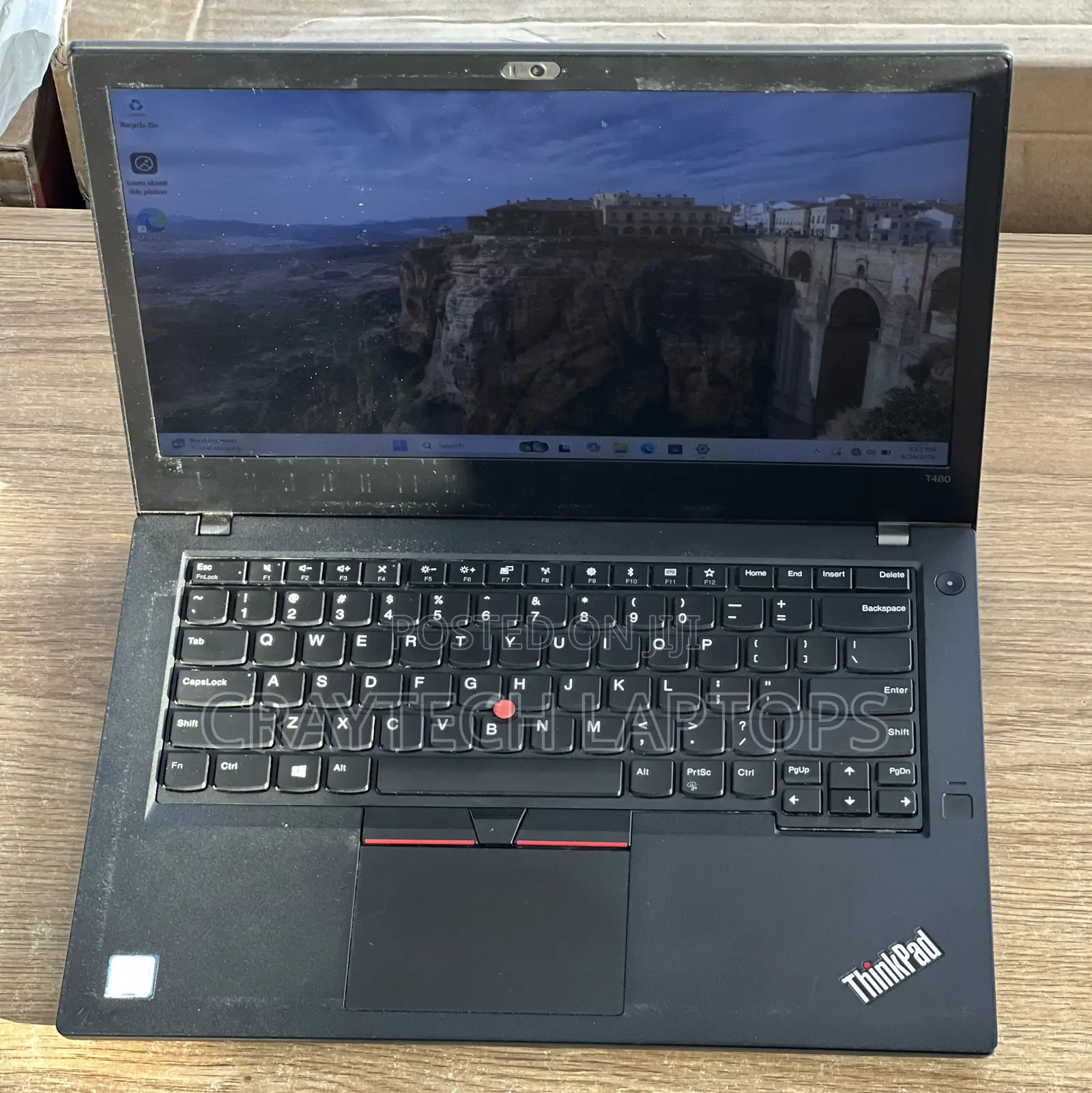 Laptop Lenovo ThinkPad T480 8GB Intel Core i5 SSD 256GB