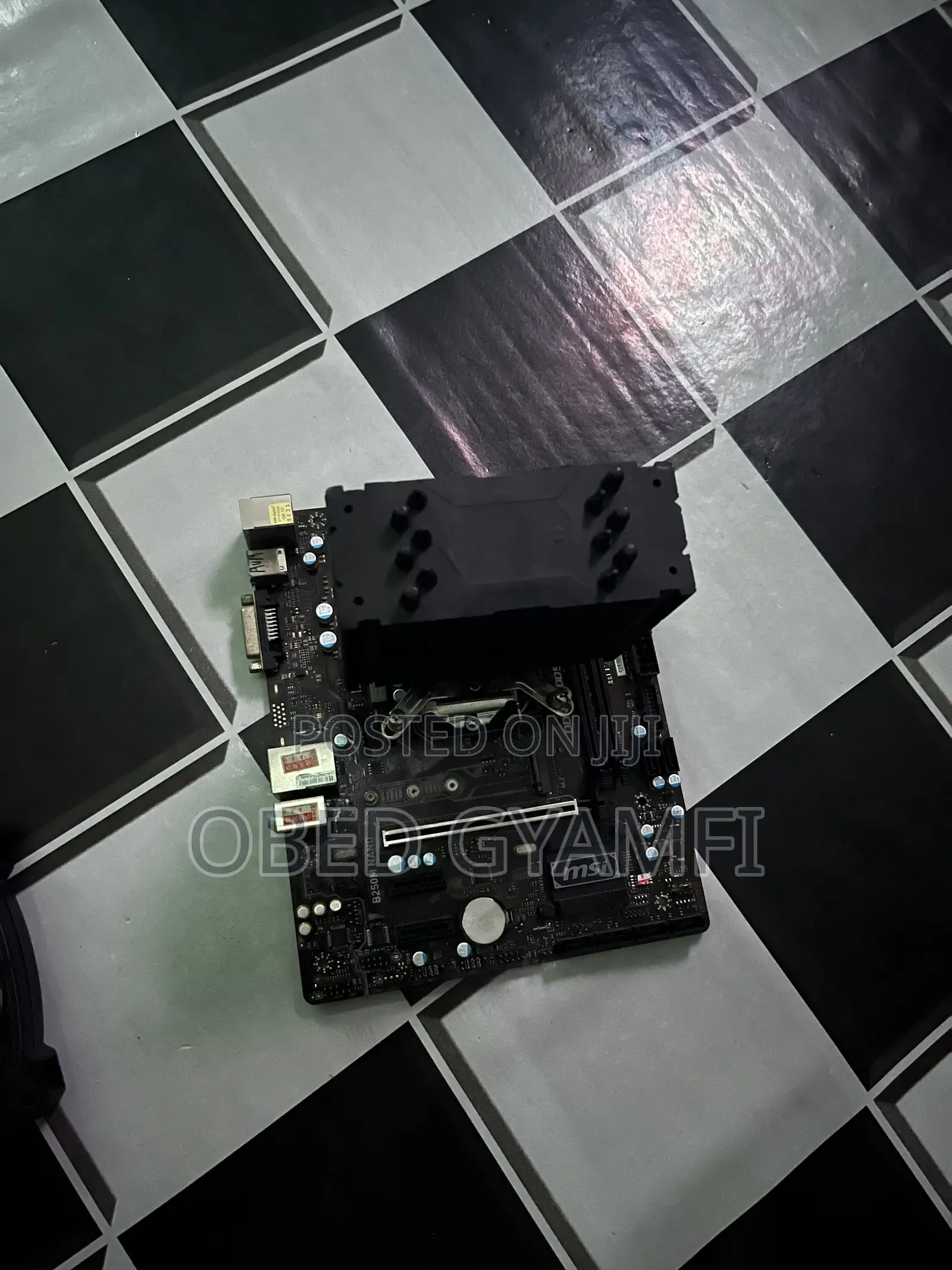Msi Mother Board With 3 RGB Fans