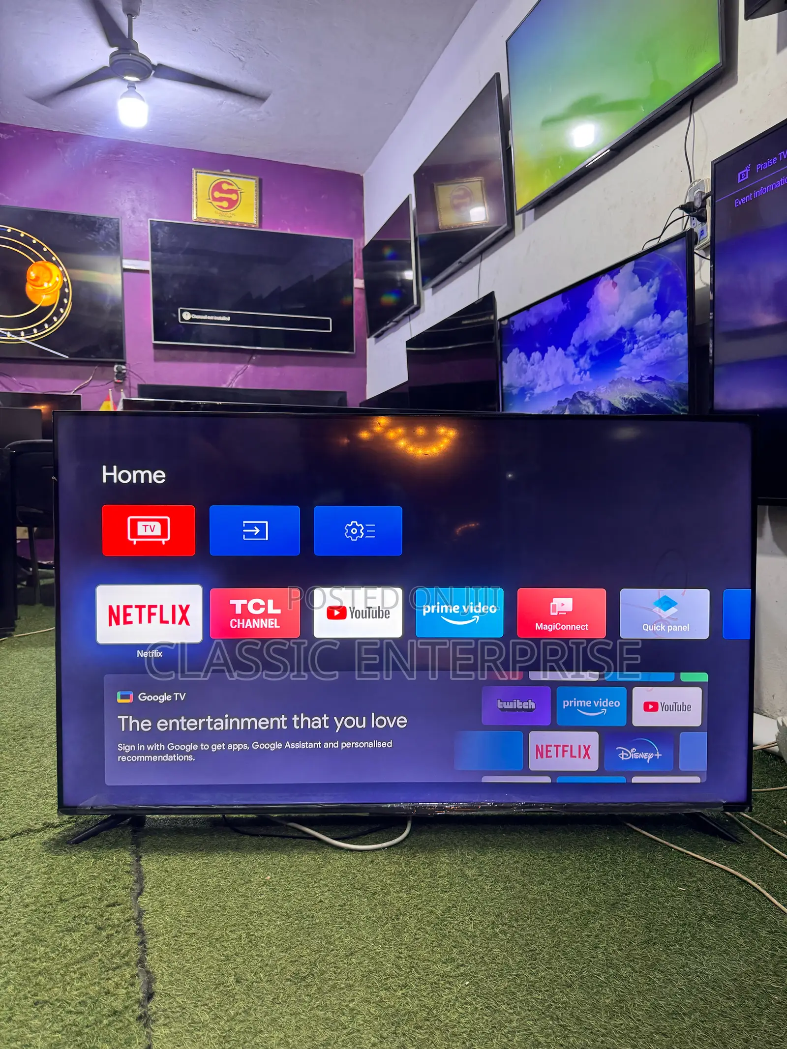 TCL 55 Inches Google Tv Full Google Features