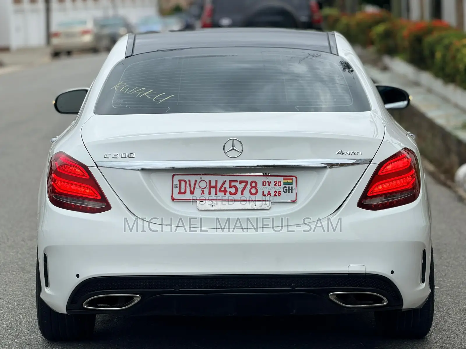 Mercedes-Benz C300 Sport 4Matic Sedan AWD (2.0L 4cyll 7A) 2016 White