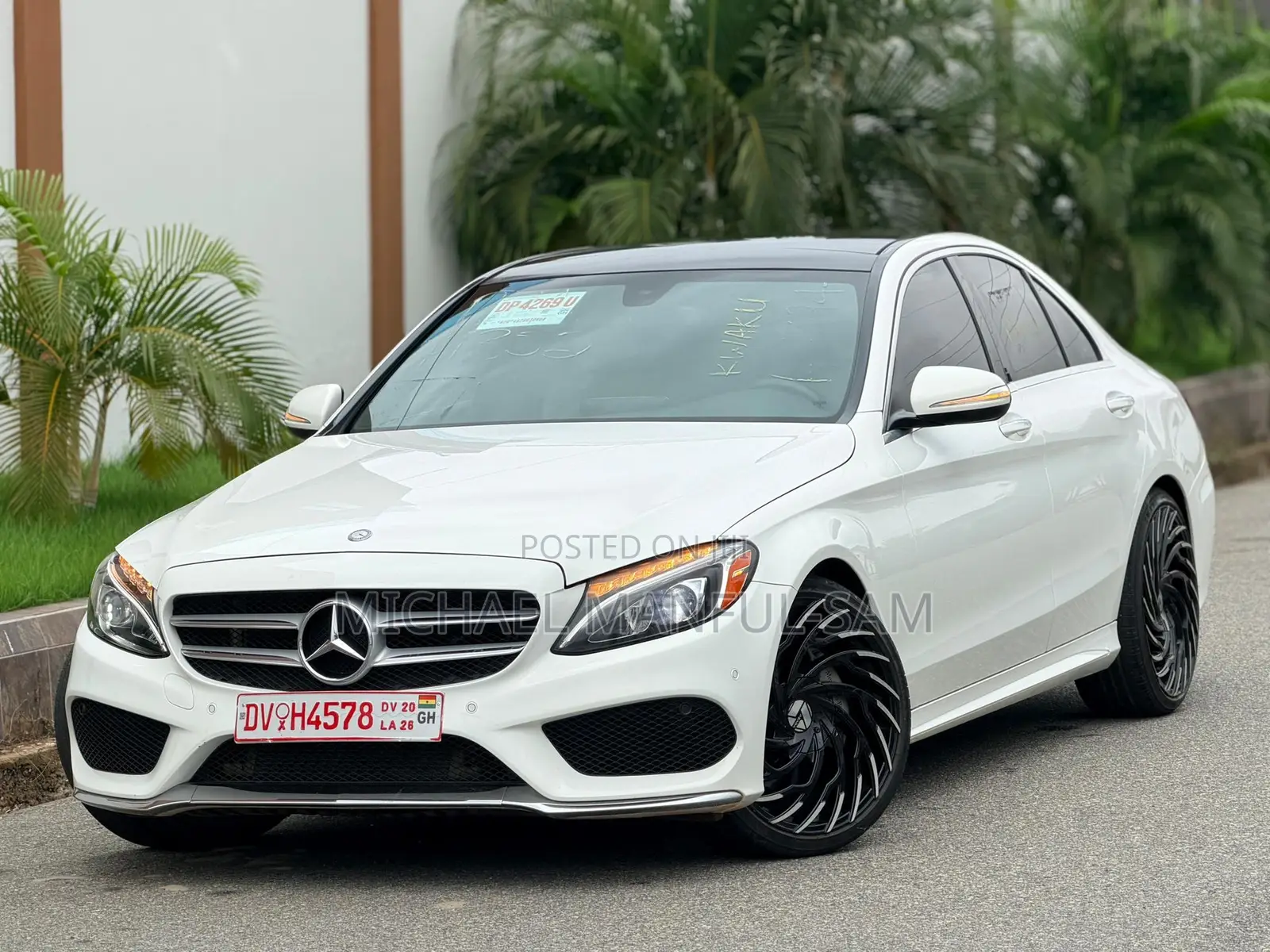 Mercedes-Benz C300 Sport 4Matic Sedan AWD (2.0L 4cyll 7A) 2016 White