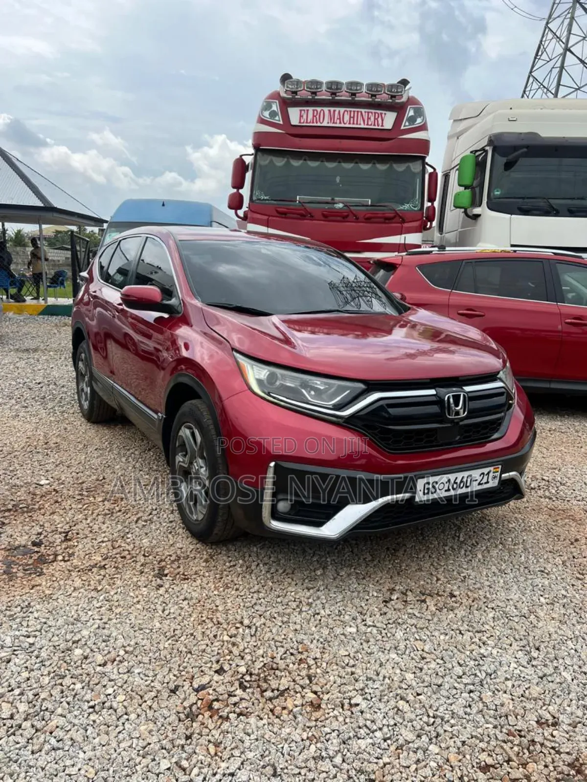Honda CR-V EX-L 4dr SUV (1.5L 4cyl CVT) 2017 Red