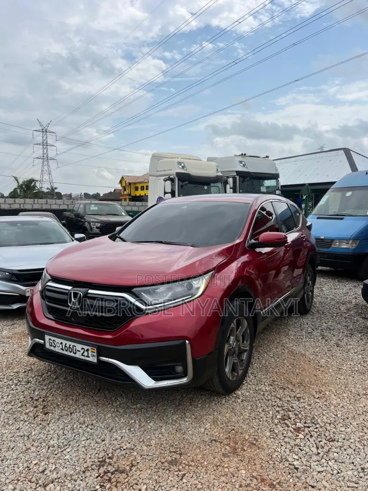 Honda CR-V EX-L 4dr SUV (1.5L 4cyl CVT) 2017 Red