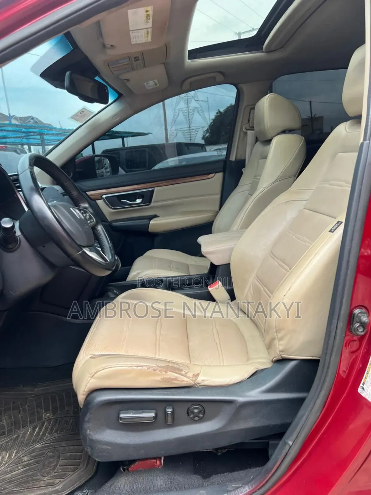 Honda CR-V EX-L 4dr SUV (1.5L 4cyl CVT) 2017 Red