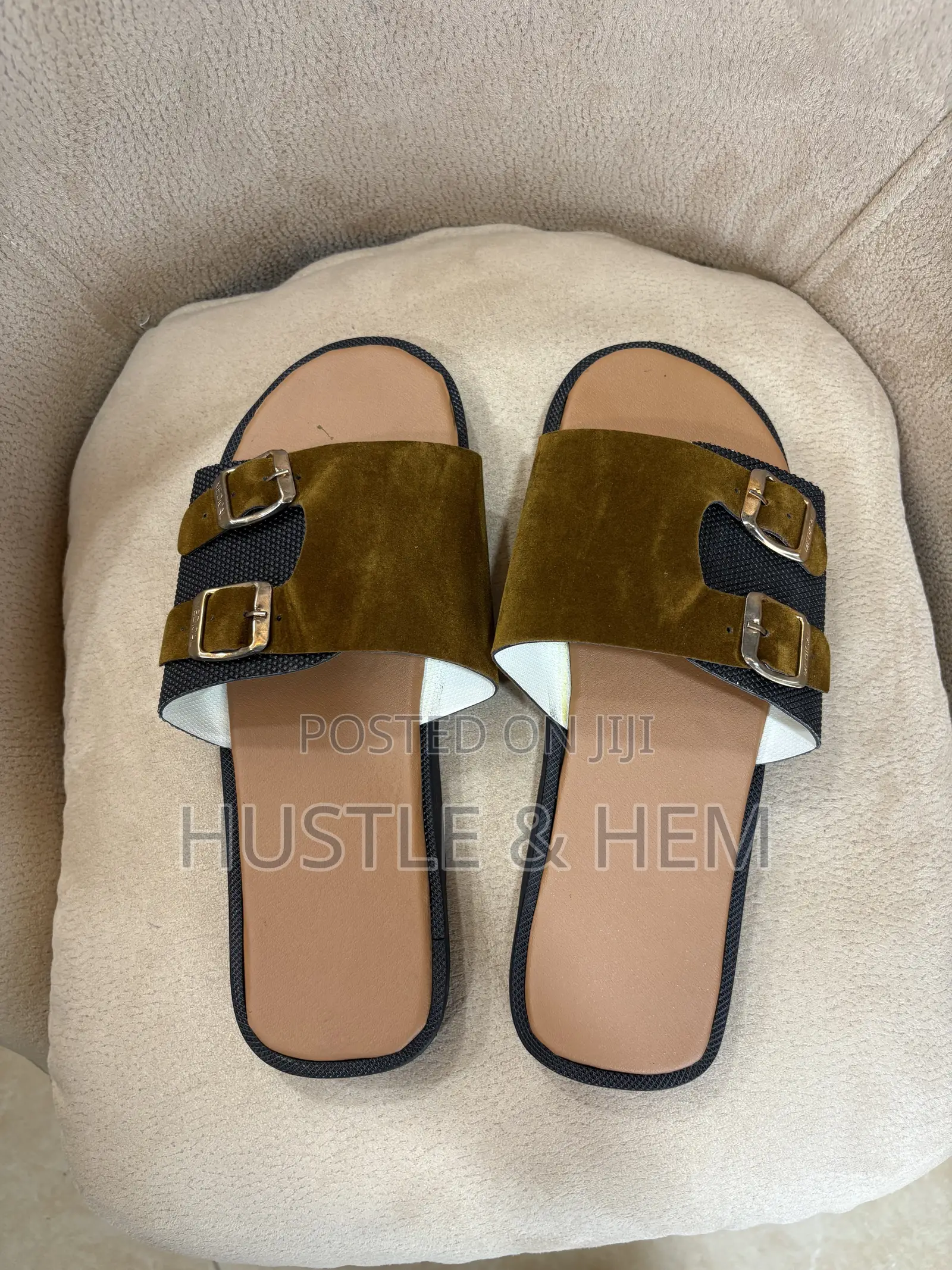 Leather Men’S Slippers