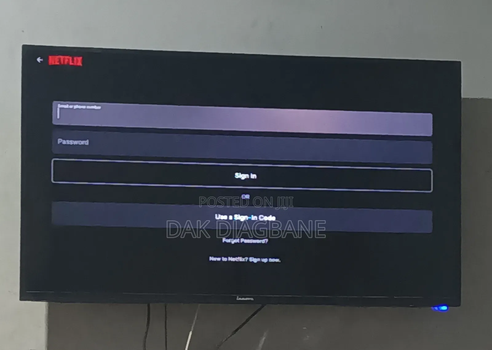 Corect Smart Tv Whit Remote Control No Problème