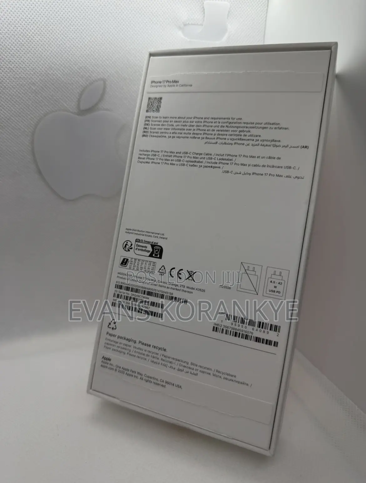 Apple iPhone 17 Pro Max 512 GB Orange