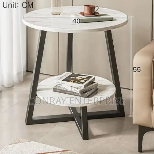 Faux Marble Circular Tabletop