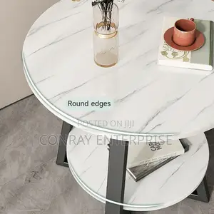 Faux Marble Circular Tabletop