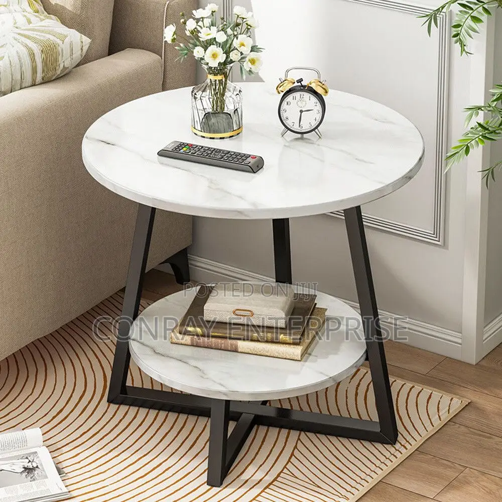 Faux Marble Circular Tabletop