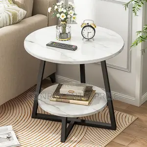 Faux Marble Circular Tabletop