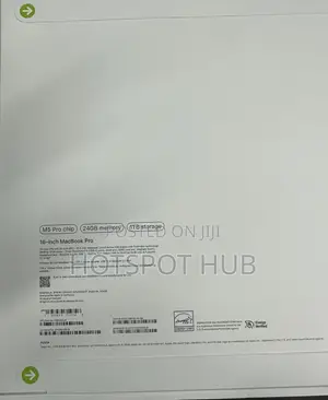 New Laptop Apple MacBook Pro 2026 M5 Pro 24GB Apple M5 Pro SSD 1T