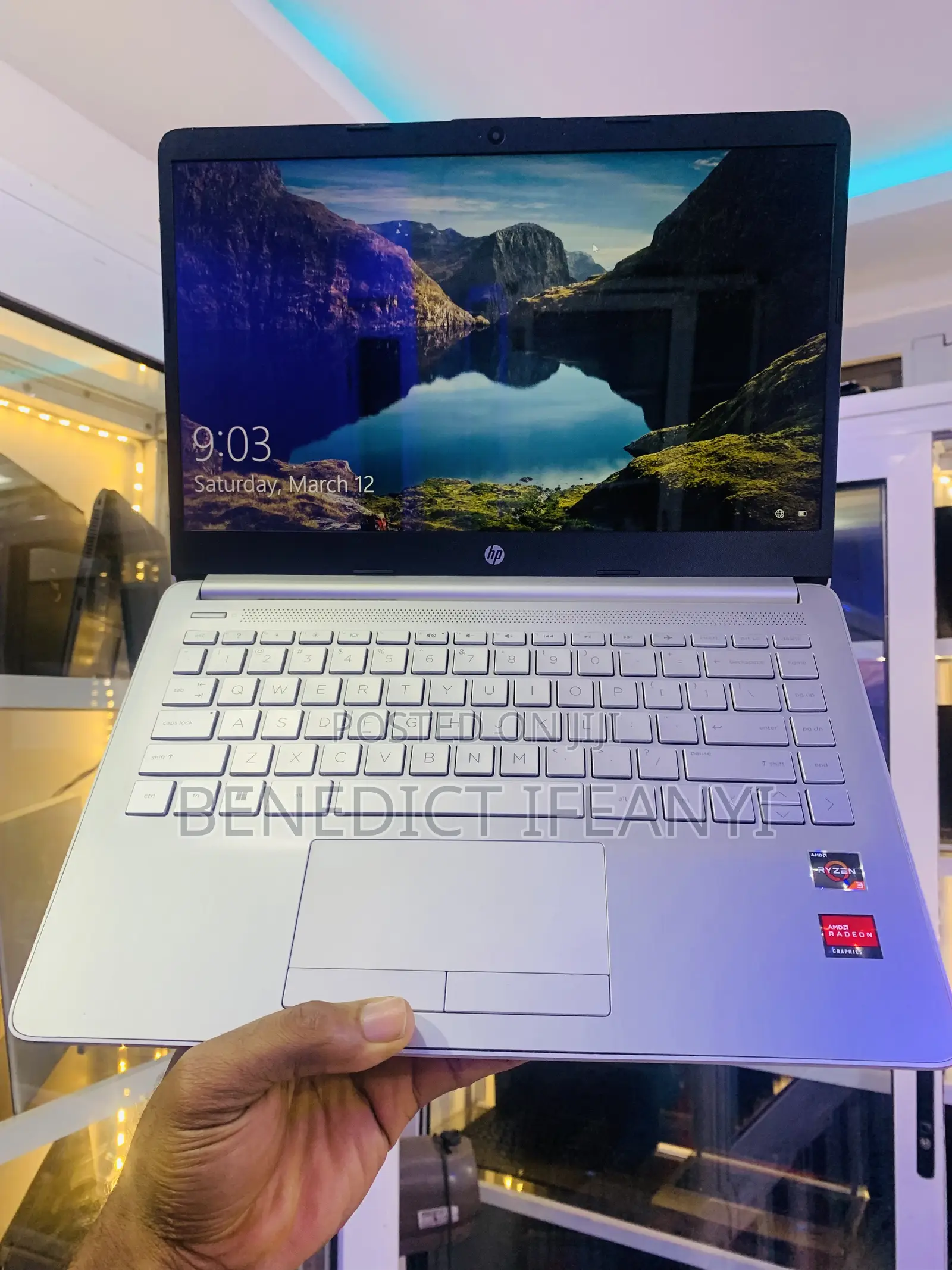Laptop HP 14-dq1025cl 16GB AMD Ryzen 3 HDD+SSD 1T