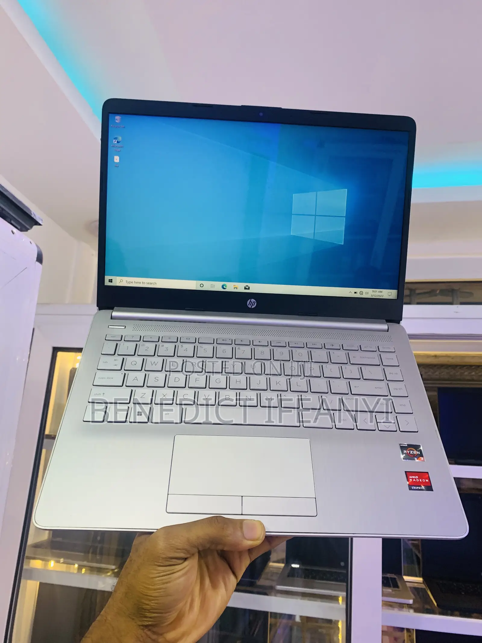 Laptop HP 14-dq1025cl 16GB AMD Ryzen 3 HDD+SSD 1T