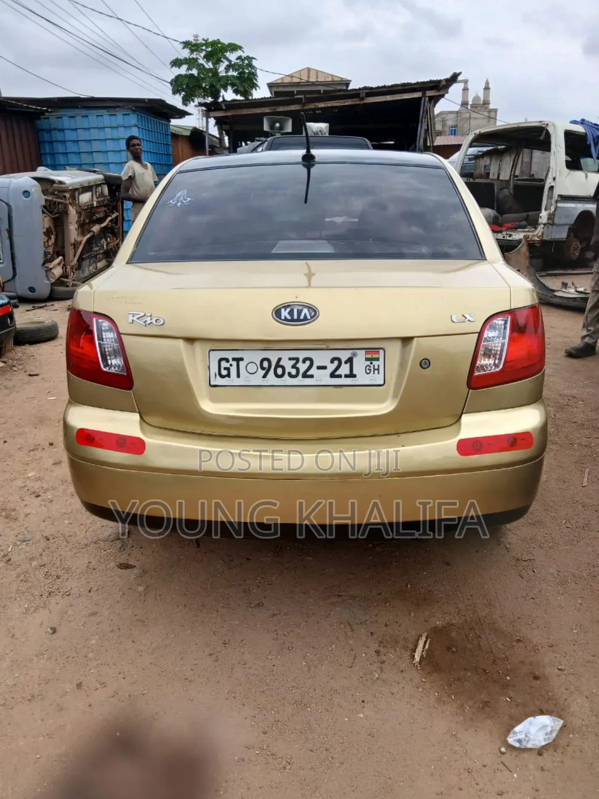 Kia Rio 2008 Gold