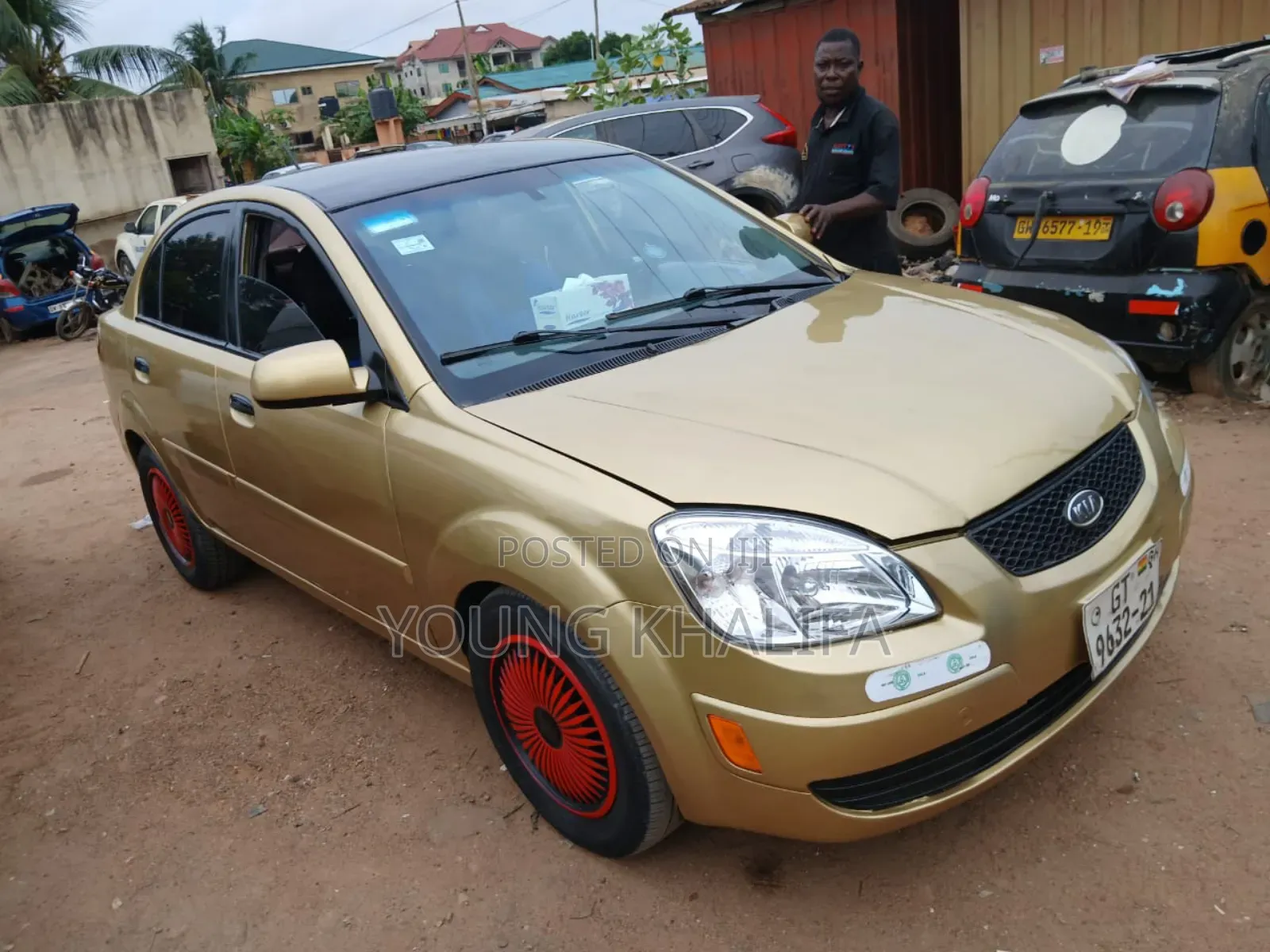 Kia Rio 2008 Gold