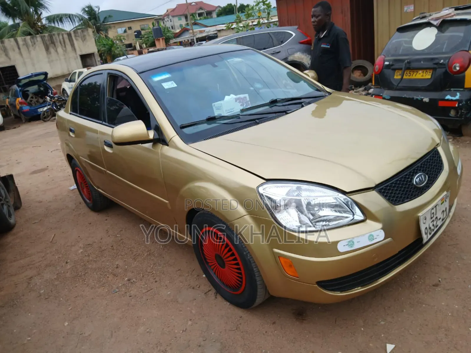 Kia Rio 2008 Gold