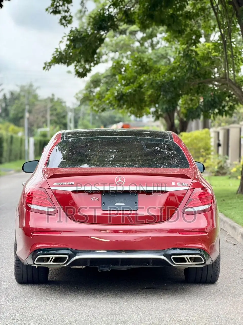 Mercedes-Benz E63 2020 Red