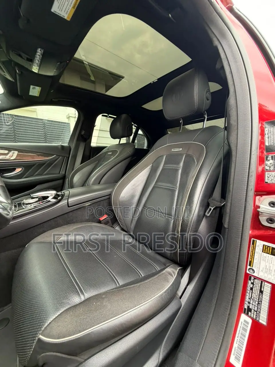 Mercedes-Benz E63 2020 Red