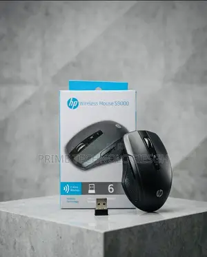 Brand New Hp S9000 Wireless Mouse – 6-Button Ergonomic Design