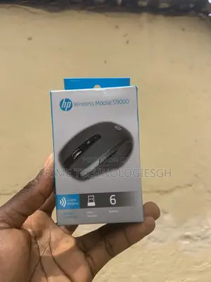 Brand New Hp S9000 Wireless Mouse – 6-Button Ergonomic Design