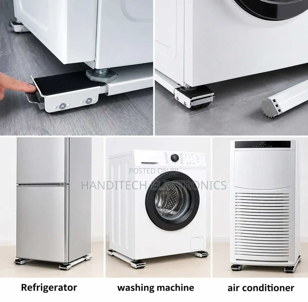 Adjustable Movable Fridge / Washing Machine Stand